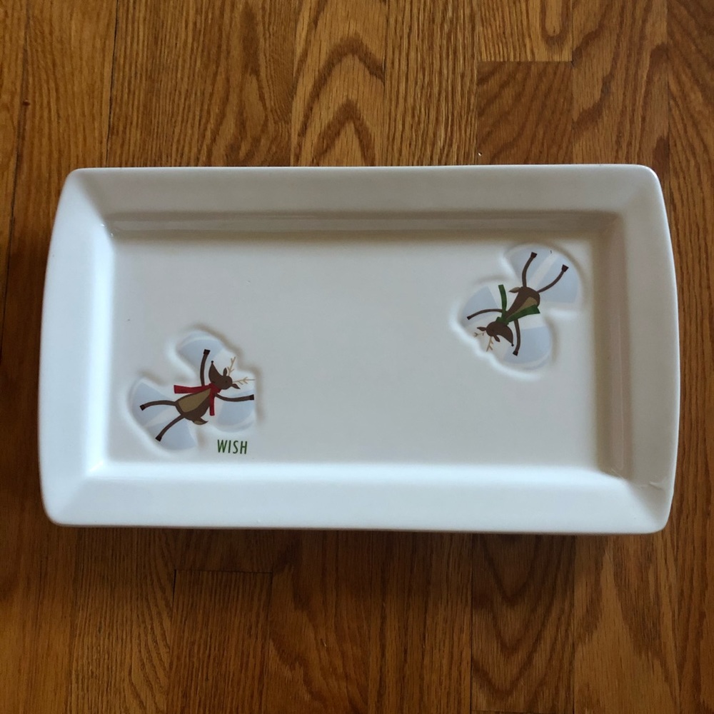 “Reindeer Games” Holiday Ceramic Platter Serveware